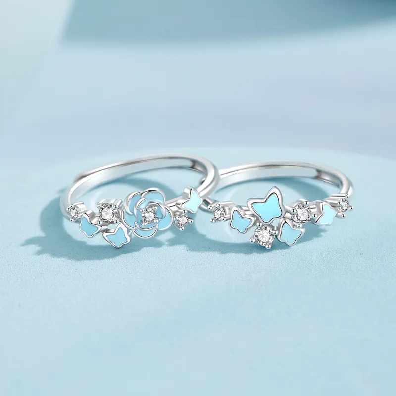 Lao Feng Xiang S925 Silver Rings Unisex-6