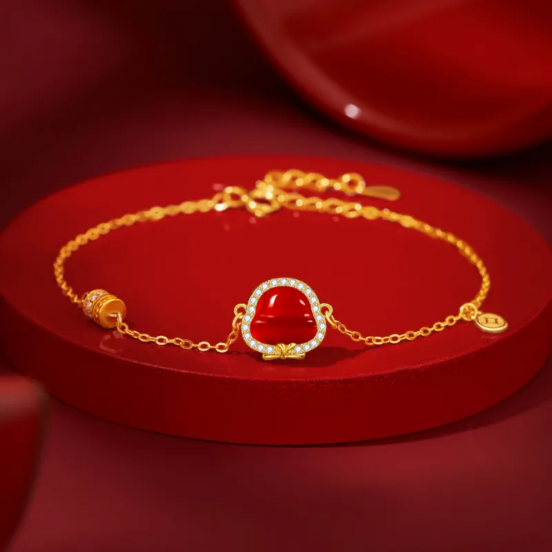 Lao Feng Xiang 925 Sterling Silver Bracelets Women's-1