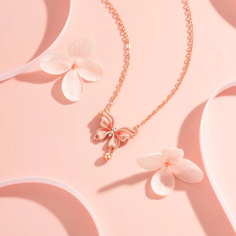 Lao Feng Xiang S925 Silver Necklaces Women's-3