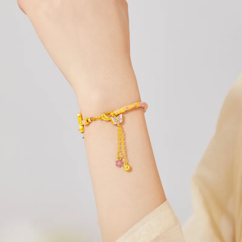 Lao Feng Xiang S925 Silver Bracelets Women's-4