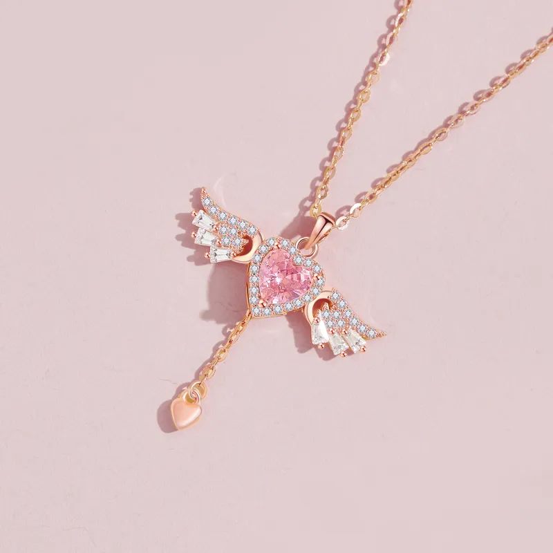 Lao Feng Xiang S925 Silver Necklaces Women's-2
