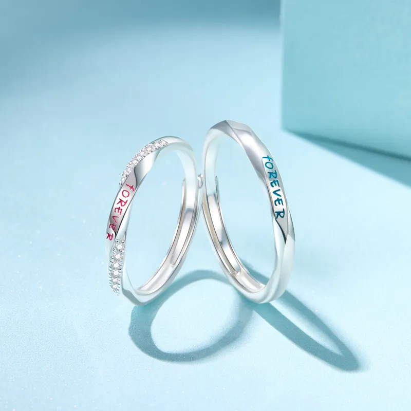 Lao Feng Xiang S925 Silver Rings Unisex-5