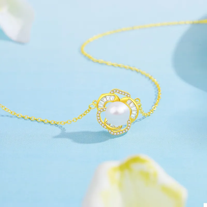 Lao Feng Xiang S925 Silver Necklaces Women's-5