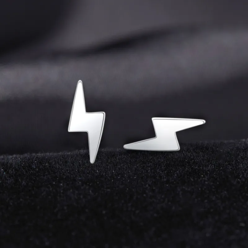 Lao Feng Xiang S999 Fine Silver Stud Earrings Women's-3