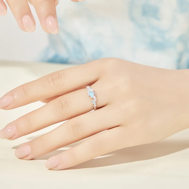 Lao Feng Xiang S925 Sterling Silver Rings Unisex-5