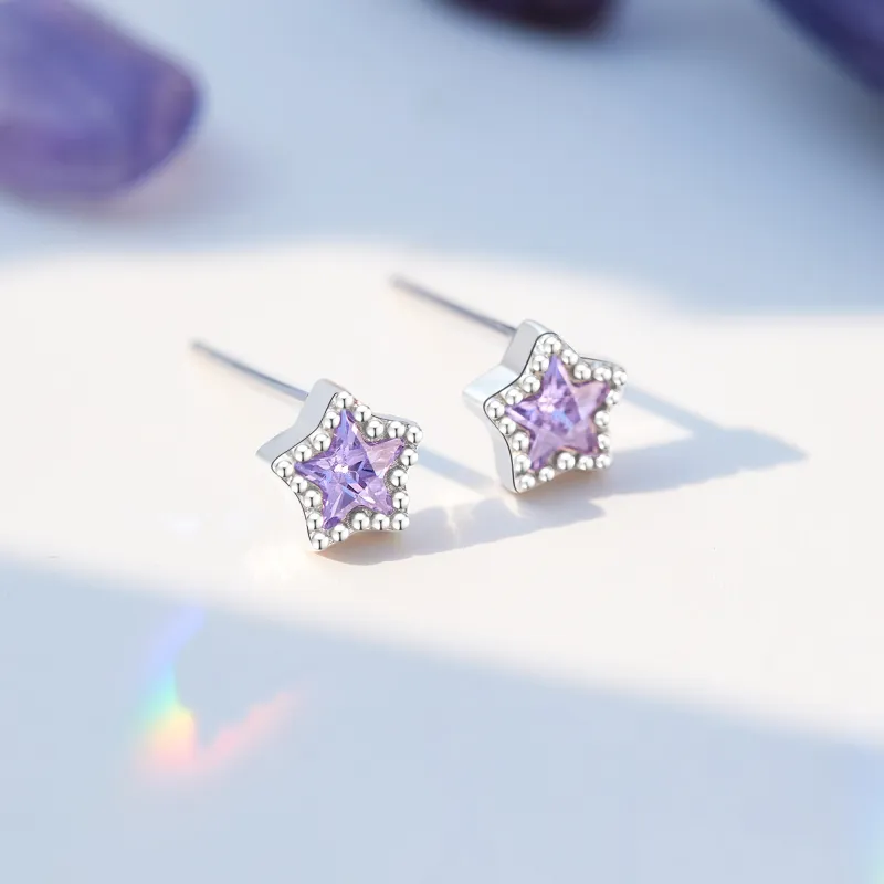 Lao Feng Xiang S925 Silver Pair Of Stud Earrings Women's-10