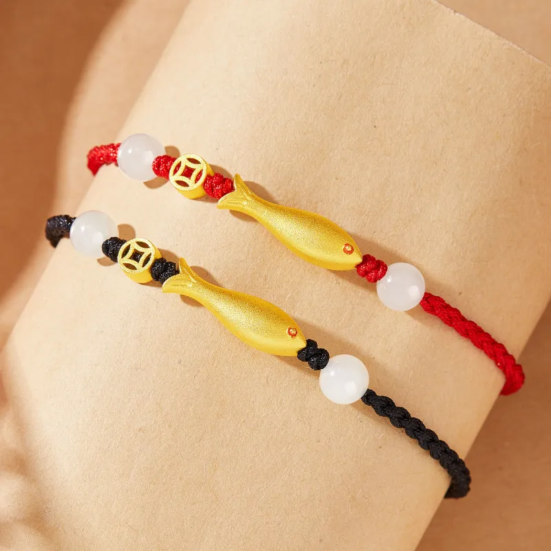 Lao Feng Xiang 999 Fine Silver Bracelets Unisex-18