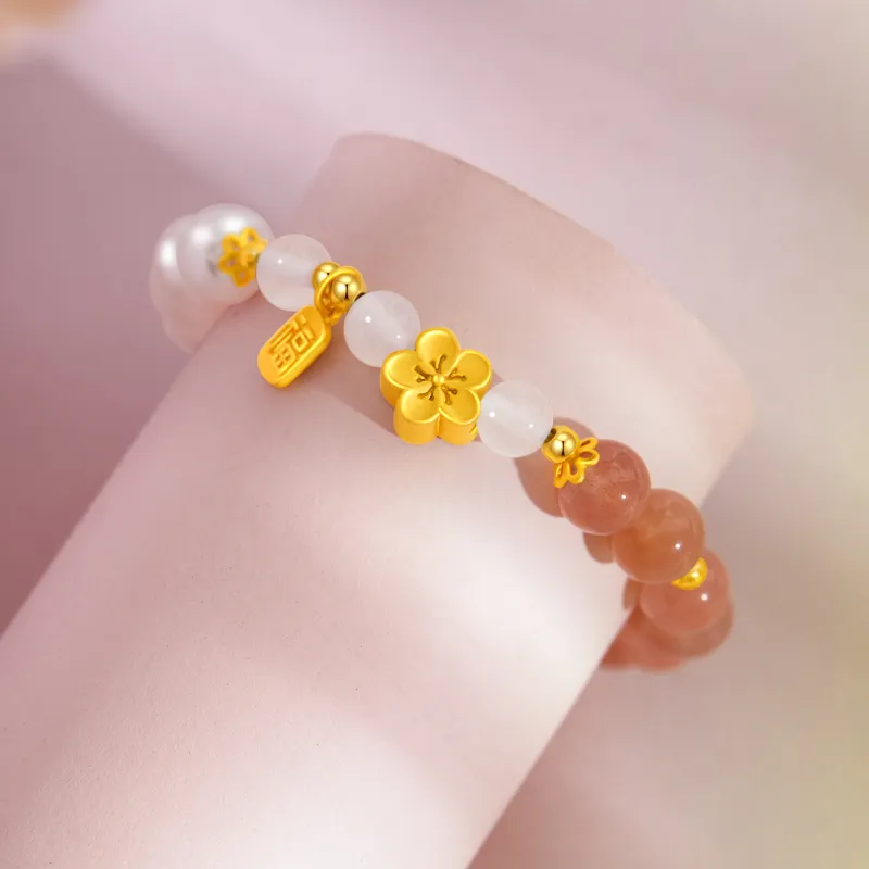 Lao Feng Xiang S999 Fine Silver Bracelets Women's-1