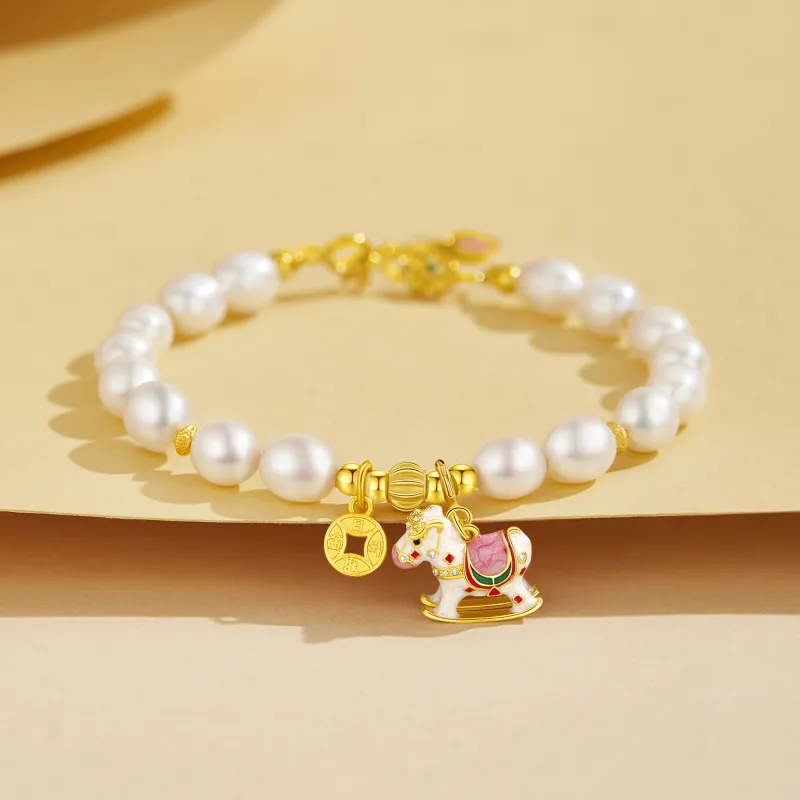 Lao Feng Xiang S925 Silver Bracelets Women's-1