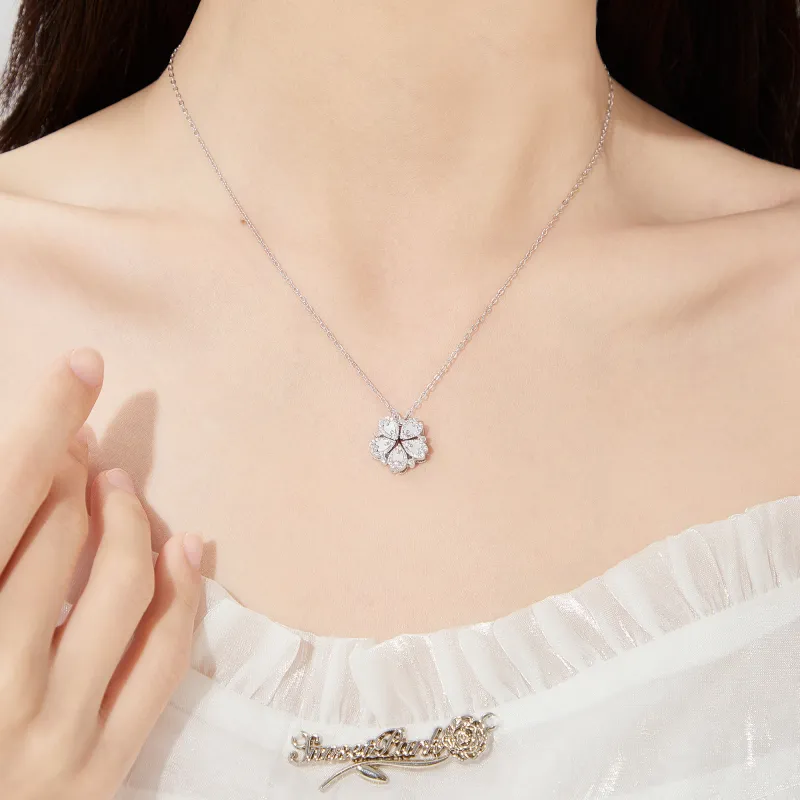 Lao Feng Xiang S925 Silver Necklaces Women's-6
