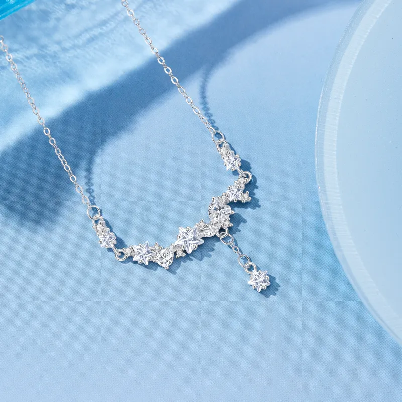 Lao Feng Xiang S925 Silver Necklaces Women's-1