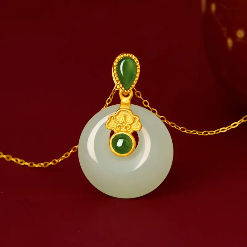 Lao Feng Xiang S925 Silver Necklaces Women's-6