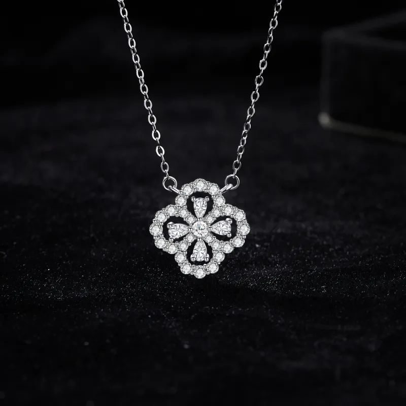Lao Feng Xiang S925 Silver Necklaces Women's-1