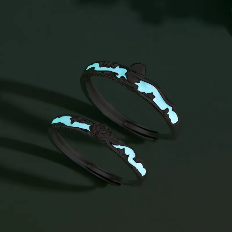 Lao Feng Xiang S925 Silver Rings Unisex-2