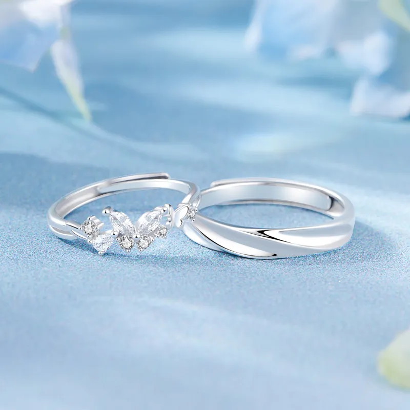 Lao Feng Xiang S925 Silver Rings Unisex-6