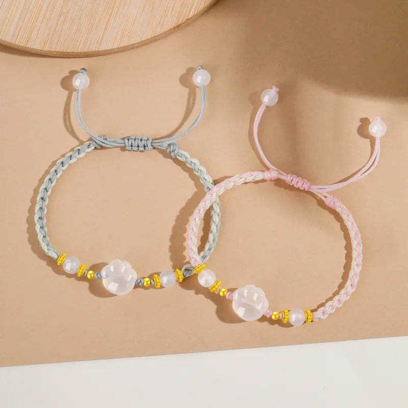 Lao Feng Xiang Chalcedony Bracelets Unisex-3