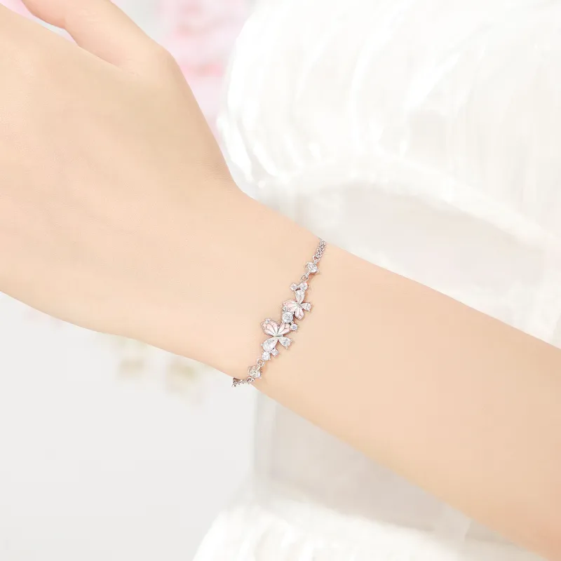 Lao Feng Xiang S925 Silver Bracelets Women's-3