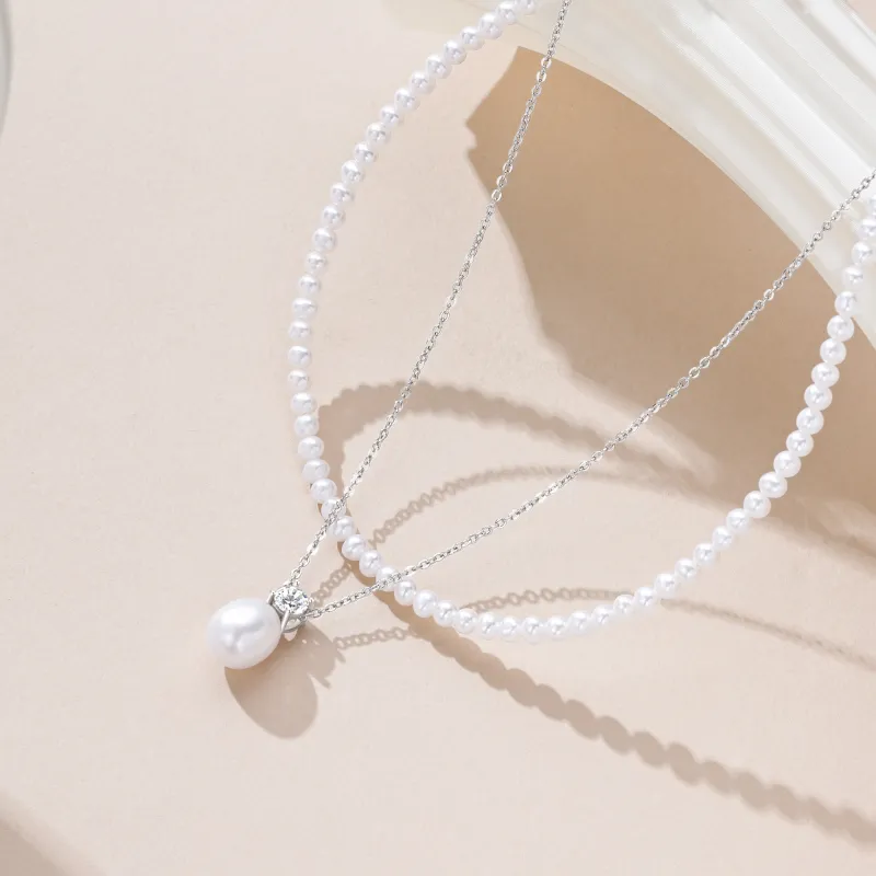 Lao Feng Xiang S925 Silver Necklaces Women's-1