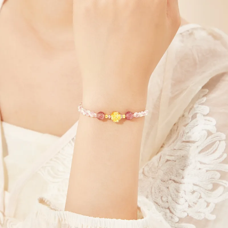 Lao Feng Xiang S925 Silver Bracelets Women's-3
