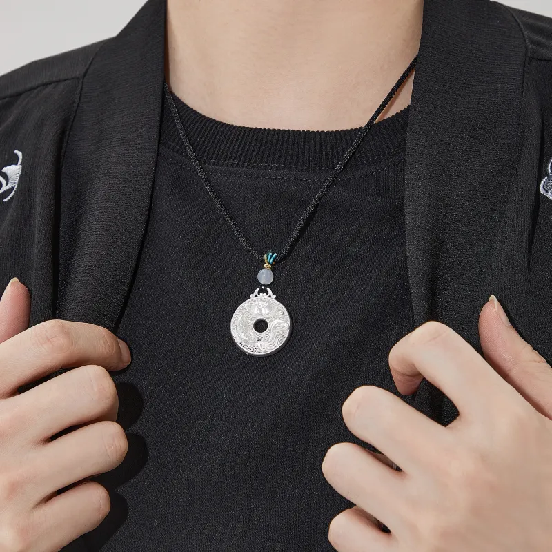 Lao Feng Xiang 999 Fine Silver Necklaces Unisex-1