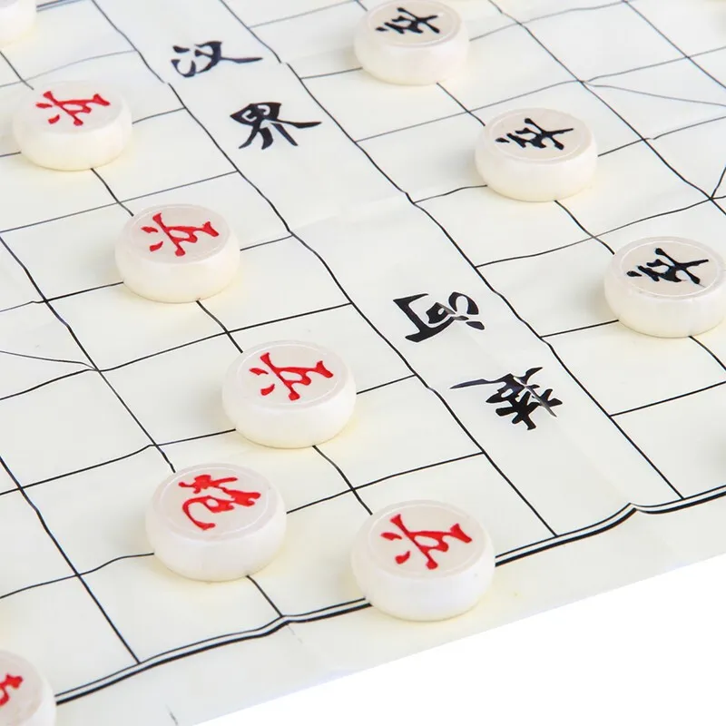 Deli Natural Timber Chinese Chess Set, Solid Wood Clothing Accessories Board Games-1