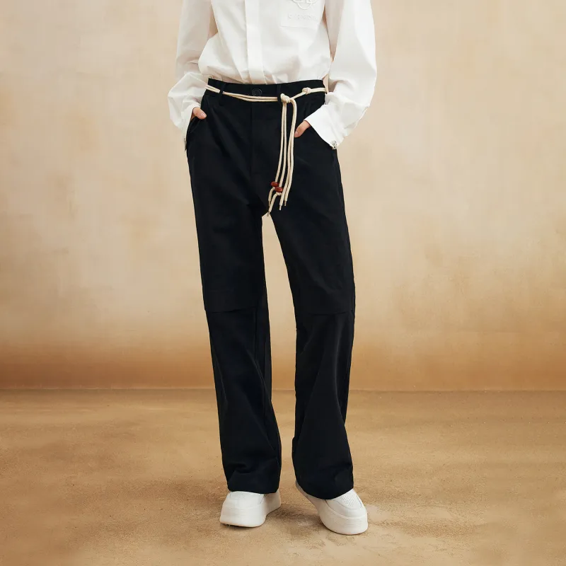 Carpe Diem Casual Pants Unisex Ink Black-3