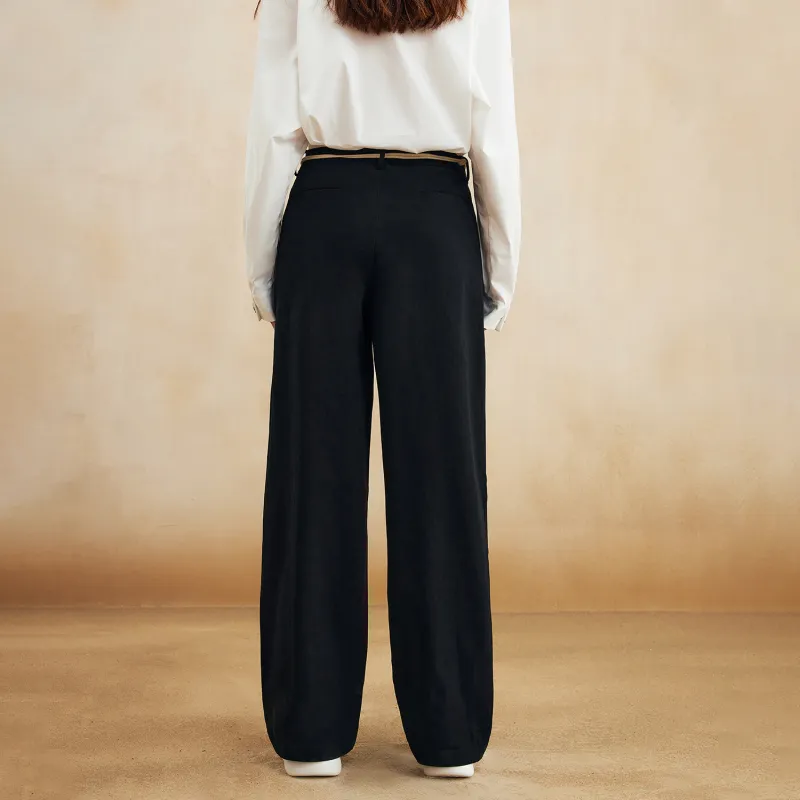 Carpe Diem Casual Pants Unisex Ink Black-4