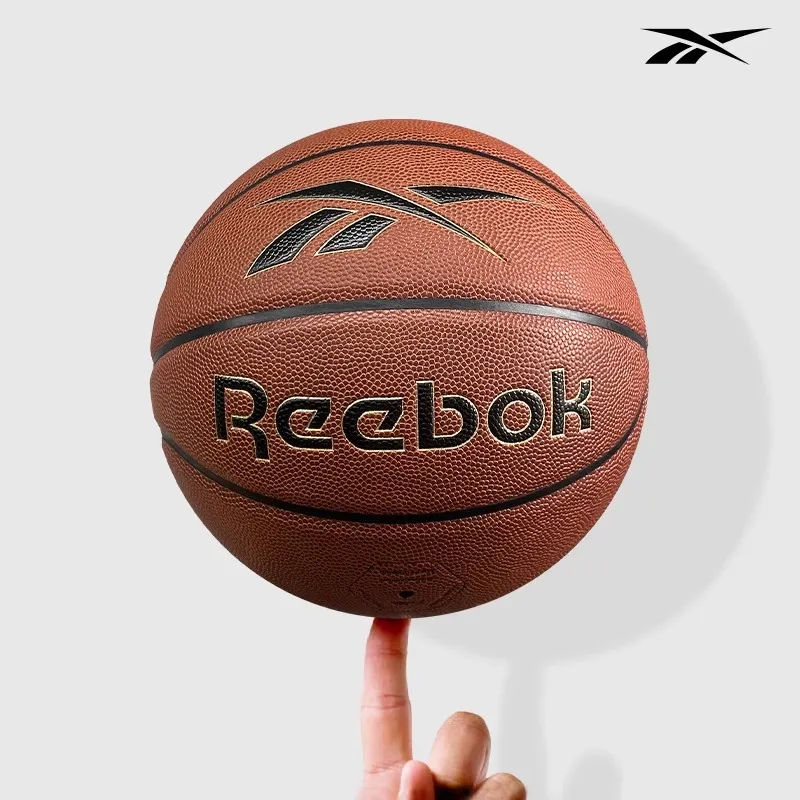 Reebok PU Basketball Brown Size 7 Ball Training Match Unisex-7