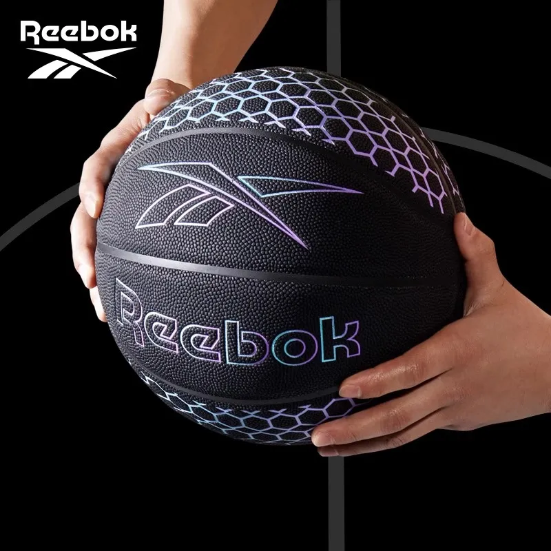 Reebok PU Basketball Lake Blue Purple Size 7 Training Match-20