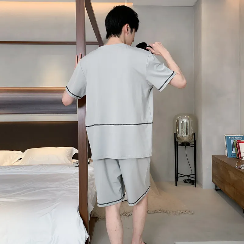 WOLFSFUL Pajama Set Men's Mist Gray-1