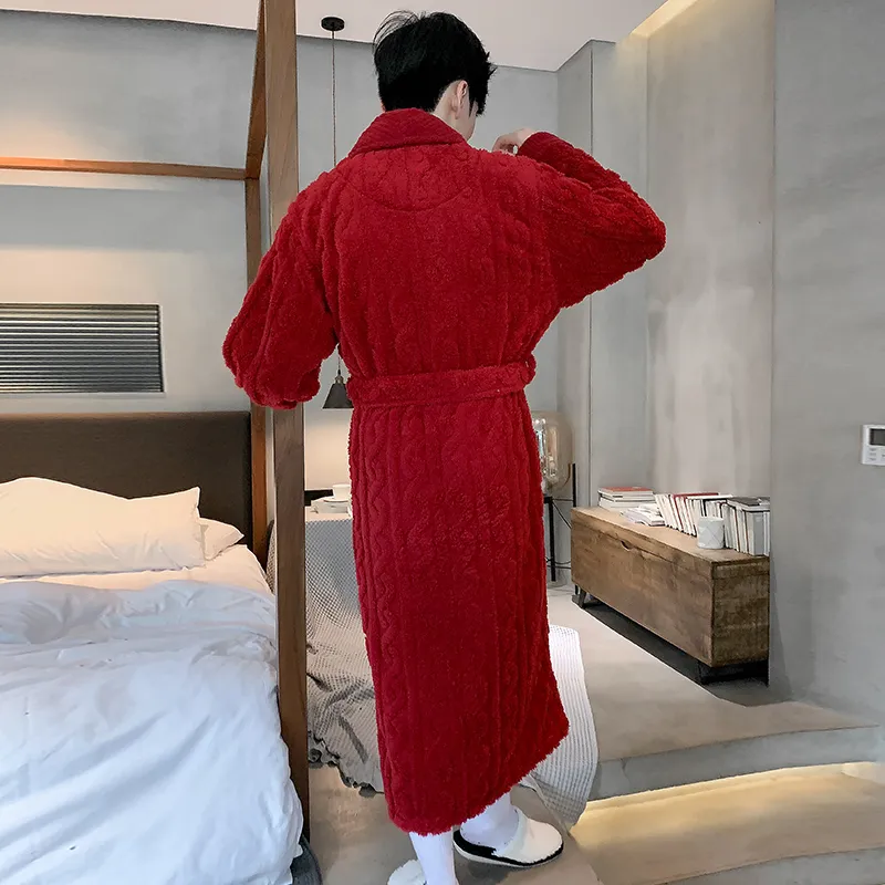 WOLFSFUL Men Bath Robes-1