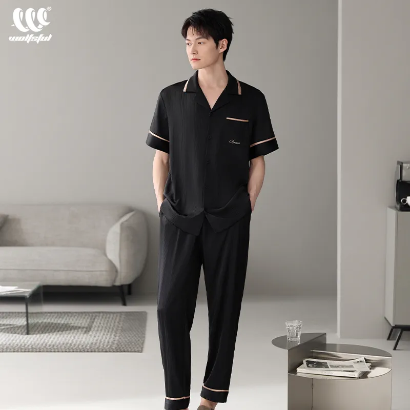 WOLFSFUL Men Pajama Sets-5