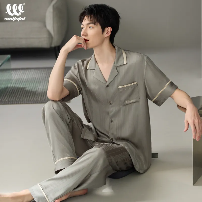 WOLFSFUL Men Pajama Sets-2