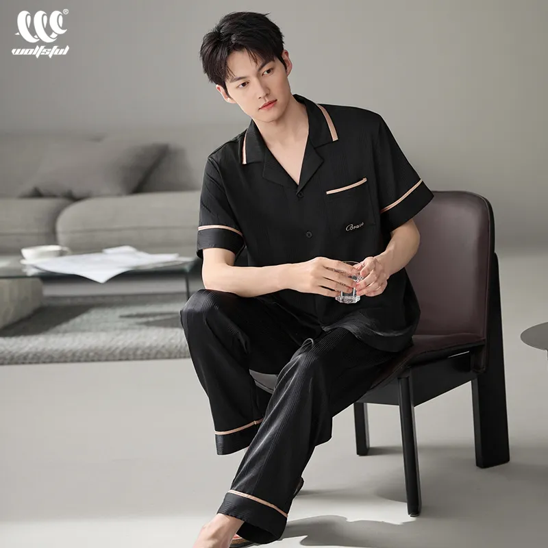 WOLFSFUL Men Pajama Sets-4