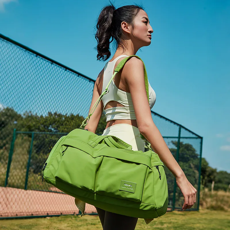 Hanke Fabric Gym Bag Large Size Unisex Multicolor-22
