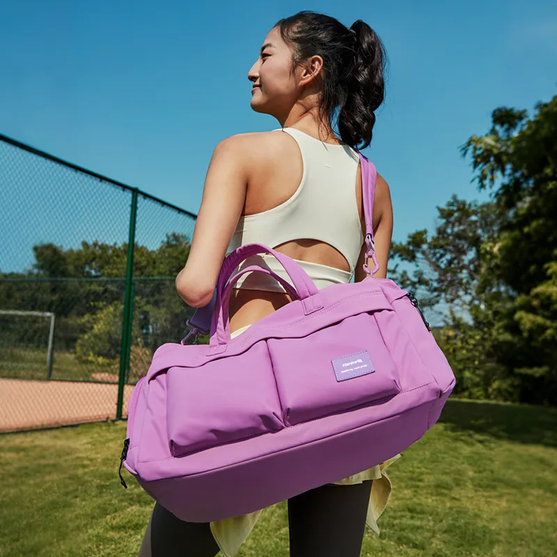 Hanke Fabric Gym Bag Large Size Unisex Multicolor-27
