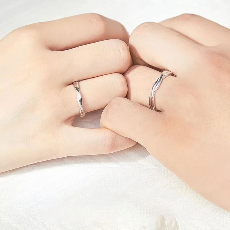 MIDNIGHT MOMENT Alloy/Sterling Silver Rings Unisex-4