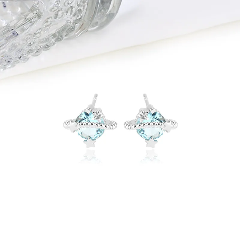 MIDNIGHT MOMENT Alloy Stud Earrings Unisex-4