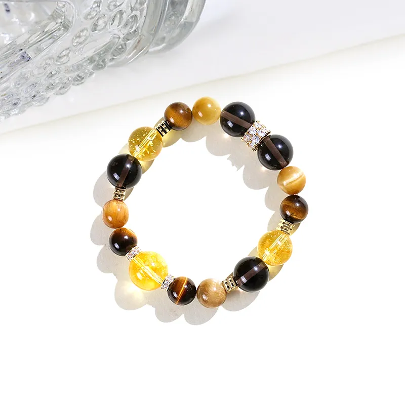 MIDNIGHT MOMENT Tiger's Eye Stone Bracelets Women's-4
