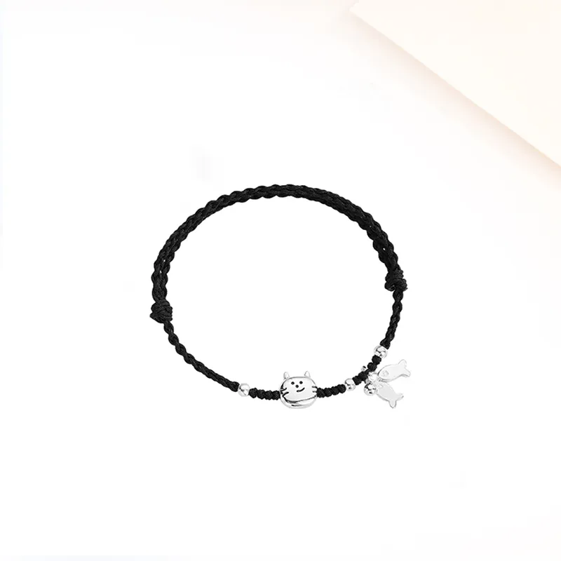 MIDNIGHT MOMENT Alloy Rope Bracelets Unisex-4