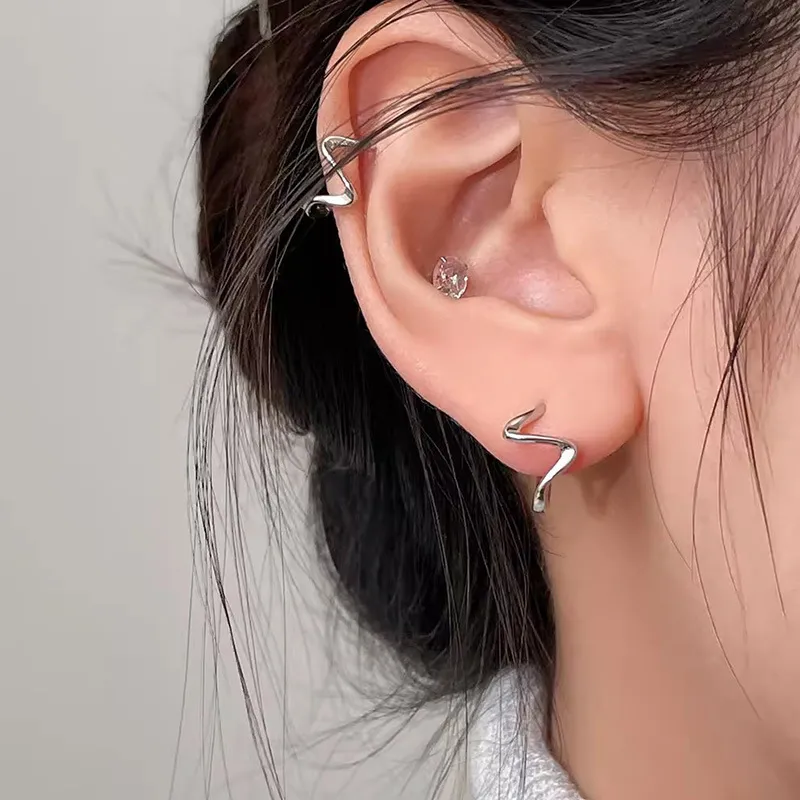 MIDNIGHT MOMENT Alloy Clip On Earrings Women's-1