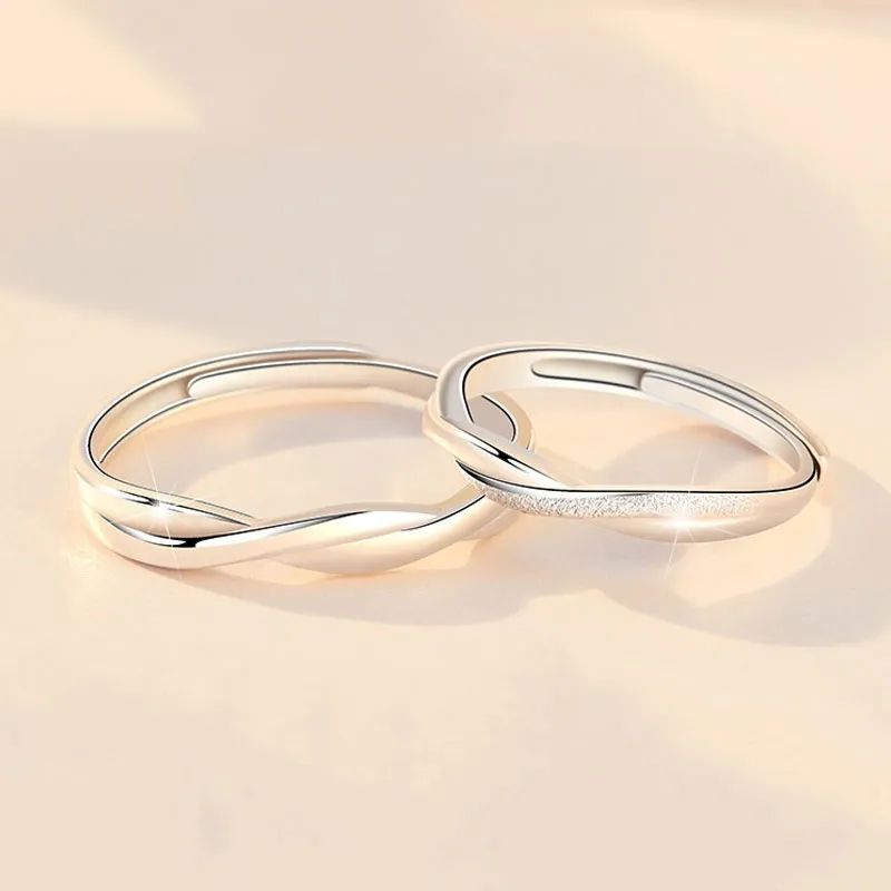 MIDNIGHT MOMENT Alloy/Sterling Silver Rings Unisex-5