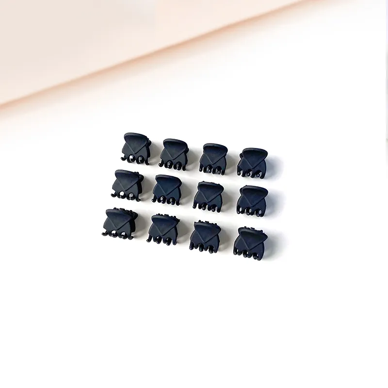 MIDNIGHT MOMENT Plastic Hair Clips Women's Black-5