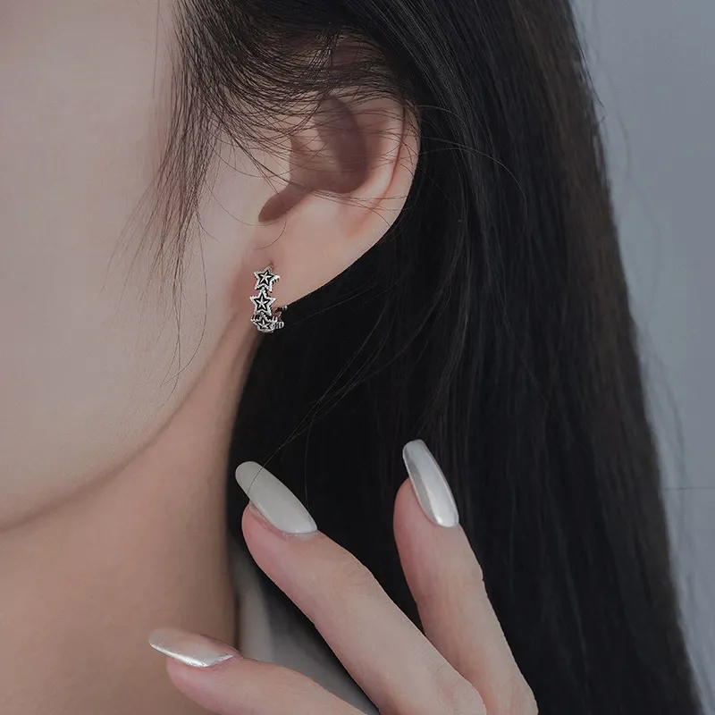 MIDNIGHT MOMENT Alloy Earrings Women's-1