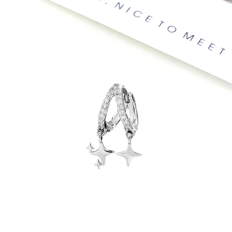MIDNIGHT MOMENT Alloy Earrings Unisex-1