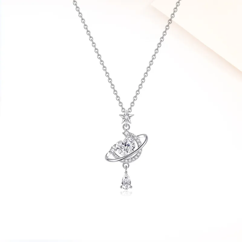 MIDNIGHT MOMENT 925 Sterling Silver Necklaces Women's-2