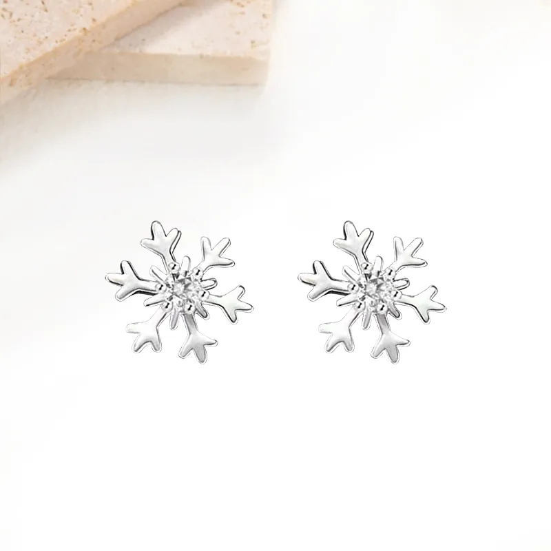MIDNIGHT MOMENT S999 Silver Stud Earrings Women's-3