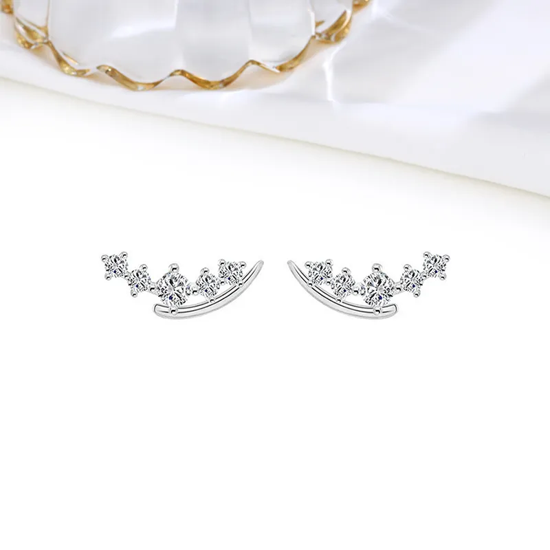 MIDNIGHT MOMENT Alloy Stud Earrings Women's-5