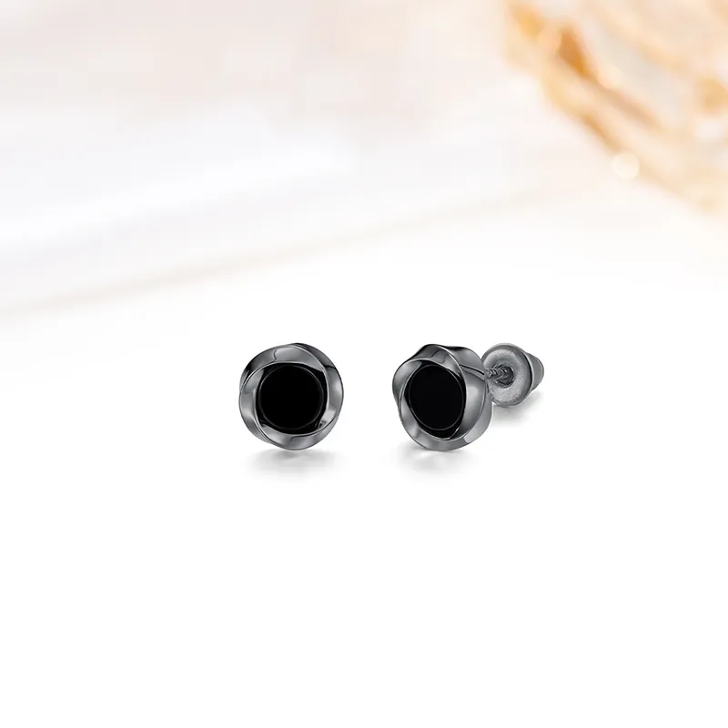 High Quality Alloy Fashion Stud Earrings Unisex-4