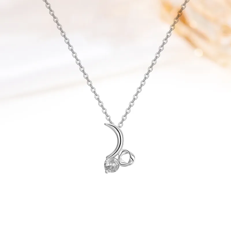 MIDNIGHT MOMENT S999 Silver Necklaces Women's-2